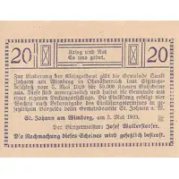 20 Heller St. Johann am Wimberg