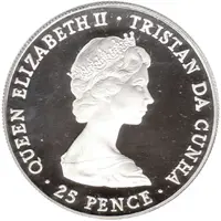 25 Pence - Elizabeth II Queen Mother Birthday - Silver Proof Issue
