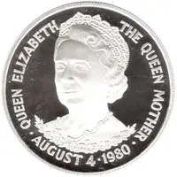 25 Pence - Elizabeth II Queen Mother Birthday - Silver Proof Issue