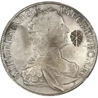 1 Thaler - Maria Theresia Madura star countermark