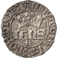 1/2 Real of 10 Soldos - João I €-Évora mint