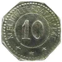 10 Pfennig - Frauenau Krystallglasfabrik