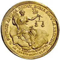 1 Ducat Treaty of Aix-la-Chapelle and 100th Anniversary of Dutch Independence