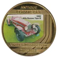 Medal - Antique Classic Car Collection 1932 Alfa Romeo Tipo B