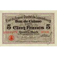 5 Francs / 4 Marks