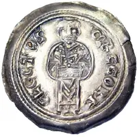 Denaro - Gregory of Montelongo, Elect lily