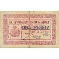 1 Peseta Mula