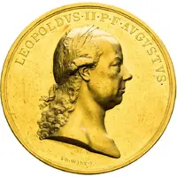 15 Ducats Medal - Leopold II