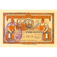 1 Peseta Montornès