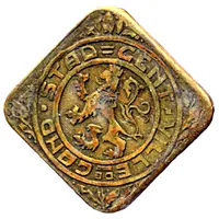 2 Franken Ghent - WW1 German Occupation Coinage