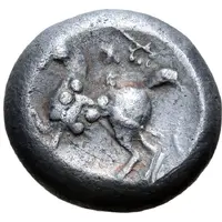 Tetradrachm Apollokopf-Dickschrötling Type