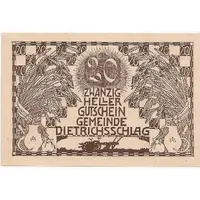 20 Heller Dietrichschlag bei Leonfelden