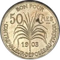 50 Centimes Piedfort