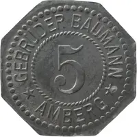 5 Pfennig - Amberg Gebrüder Baumann
