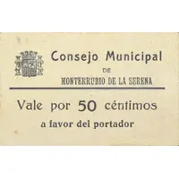 50 Céntimos Monterrubio de la Serena
