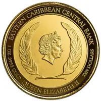 10 Dollars - Elizabeth II Coat of Arms, Colored