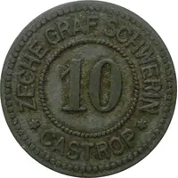 10 Pfennig - Castrop Zeche Graf Schwerin