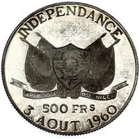 500 Francs Independence