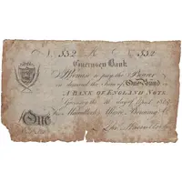 1 Pound Guernsey Bank - Macculoch and Co.