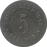 5 Pfennig - Mettmann