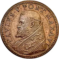 Medal - Paul V Efforts by the Pope in Conservation of Works of Art