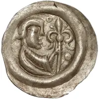 Denier Bracteate - Leszek the White Kraków mint