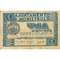 1 Peseta Monistrol