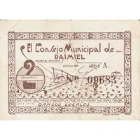 2 Pesetas Daimiel