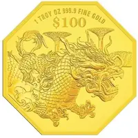 100 Dollars Year of the Dragon