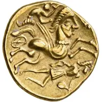 Gold Stater with anthropomorphic horse