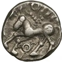 Denier with eagle in the shape of an amphora