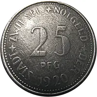 25 Pfennig - Zwiesel