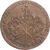 Rechenpfennig Johann Benjamin Hecht