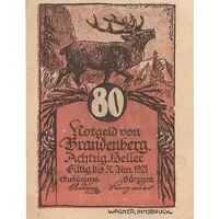 80 Heller Brandenberg in Tirol