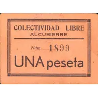1 Peseta Alcubierre