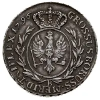 3 Grossus - Frederick William II type 2 legend Ag