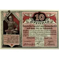 10 Pfennigs Verein für Handel und Gewerbe