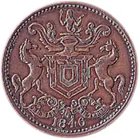 1/2 Penny - Rutherford Harbour Grace