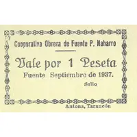 1 Peseta Fuente de Pedro Naharro
