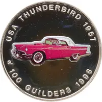 100 Guilders USA Thunderbird 1957