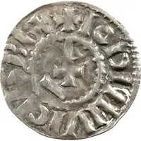 Denier immobilized in the name of Louis IV