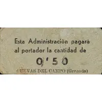 0.50 Pesetas Cuevas del Campo