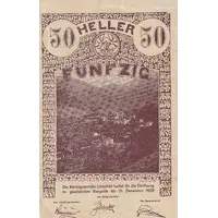 50 Heller Lilienfeld, Blue isue