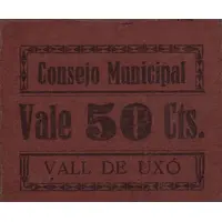 50 Céntimos Vall de Uxó