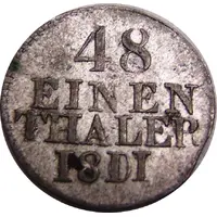 1⁄48 Thaler - Frederick August I
