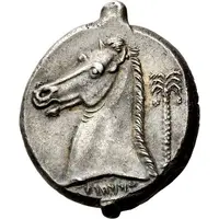 Tetradrachm Uncertain Punic mint, Lilybaion or Entella
