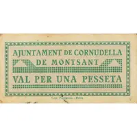 1 Peseta Cornudella de Montsant