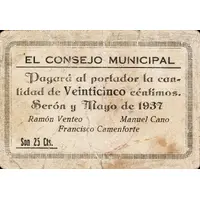 25 Céntimos Serón