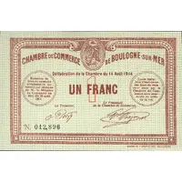 1 franc - Chambre de Commerce de Boulogne-sur-Mer [62]