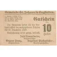 10 Heller St. Johann in Engstetten